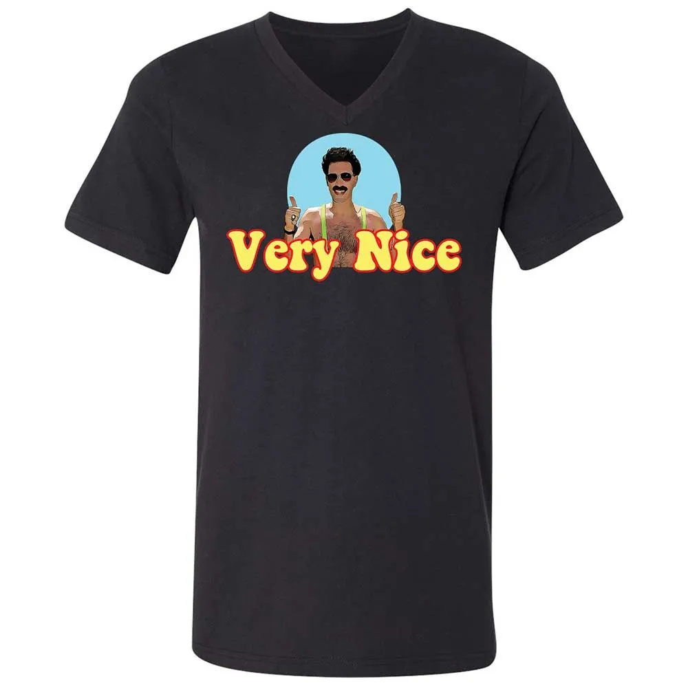 Unisex V-Neck T-Shirt - 26JEALWZ - Black - 11