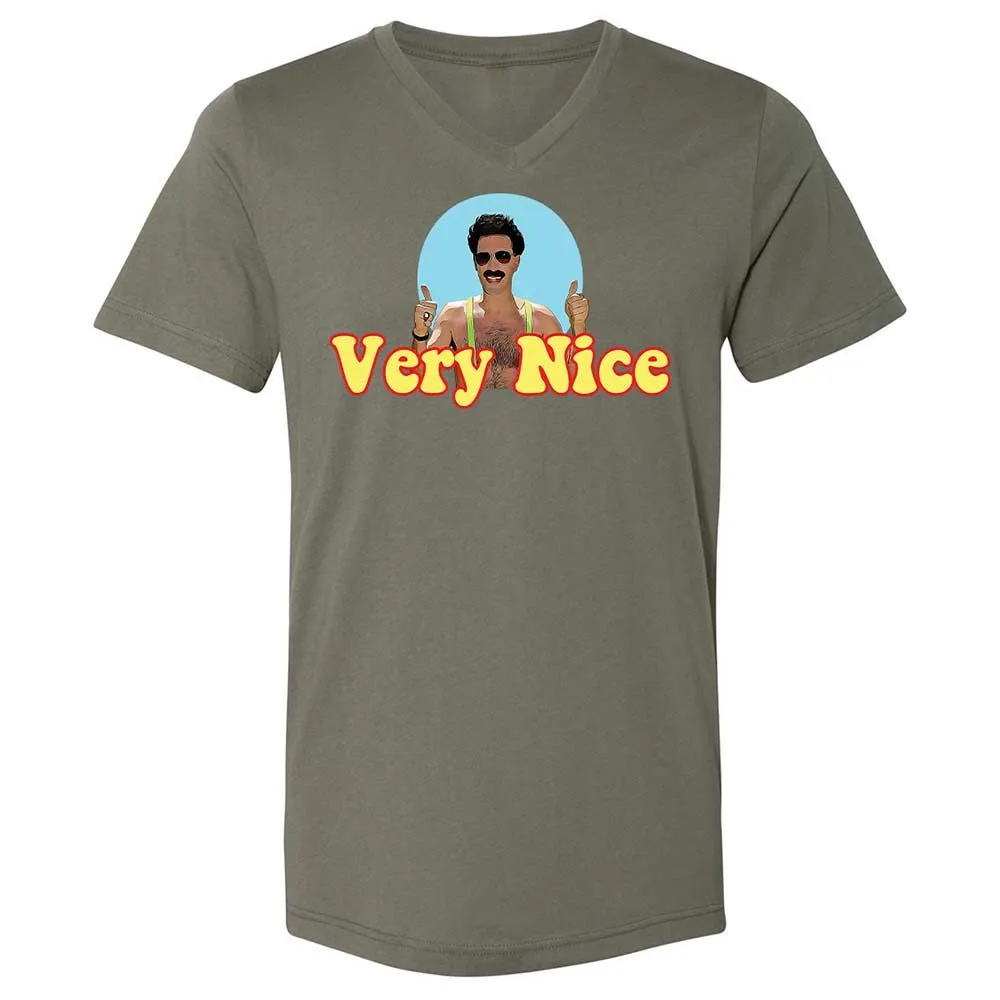 Unisex V-Neck T-Shirt - 26JEALWZ - Military Green - 15
