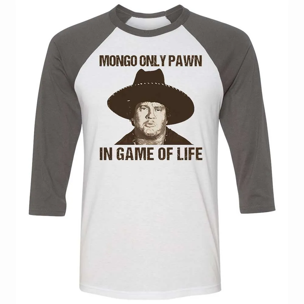 Unisex 3/4 Baseball Tee - PDFP9ZU7 - White/Asphalt - 2