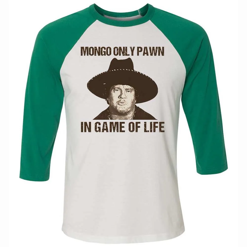 Unisex 3/4 Baseball Tee - PDFP9ZU7 - White/Kelly - 6