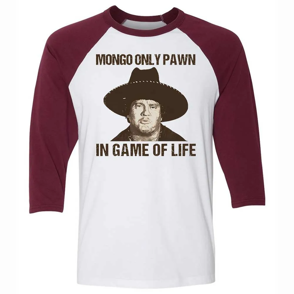 Unisex 3/4 Baseball Tee - PDFP9ZU7 - White/Maroon - 7