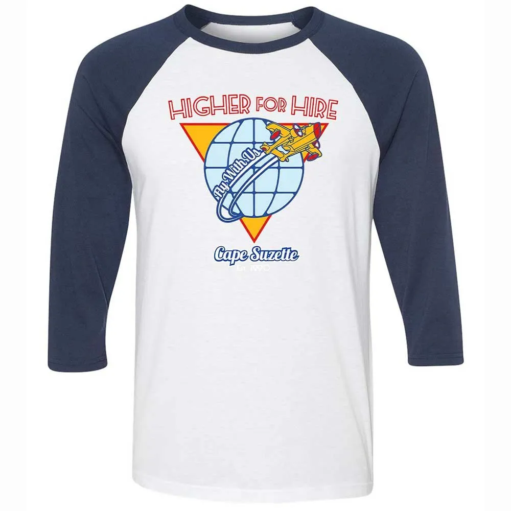 Higher For Hire - White/Navy - 8