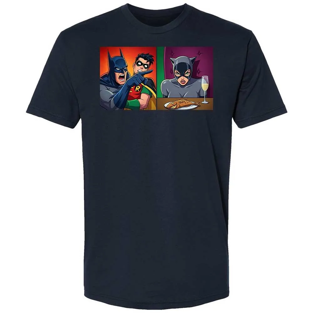Bat Yelling at Catwoman - Midnight Navy - 2