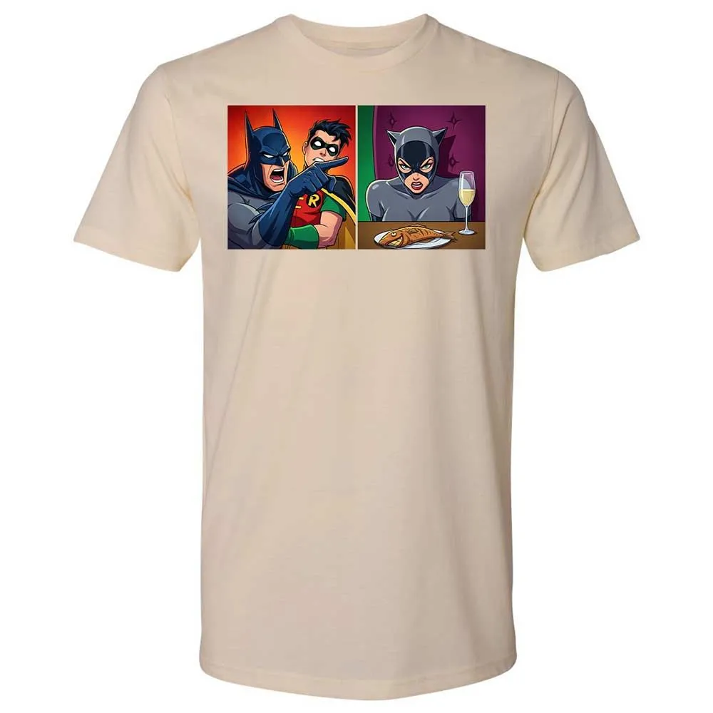 Bat Yelling at Catwoman - Cream - 20