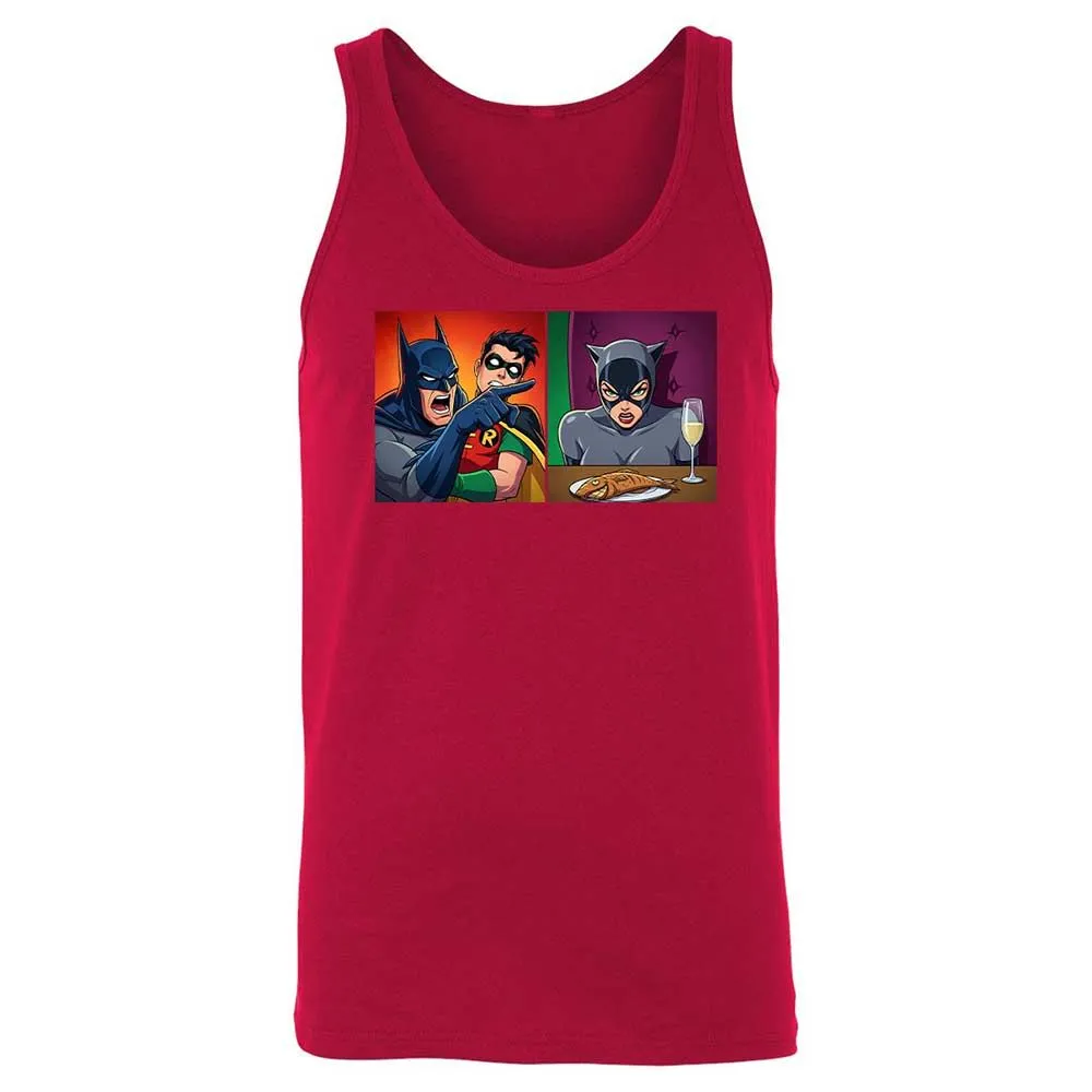Bat Yelling at Catwoman - Red - 6