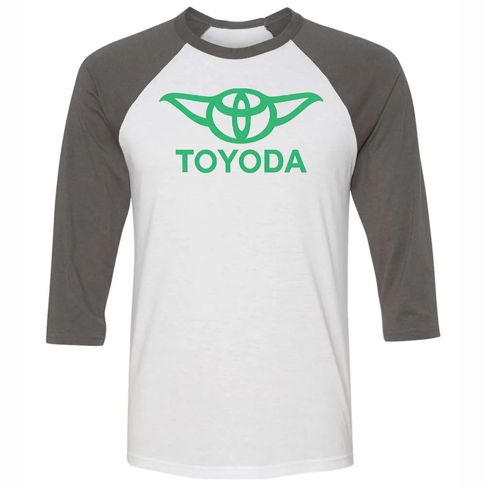 Unisex 3/4 Baseball Tee - UTJFSHFR - White/Asphalt - 2