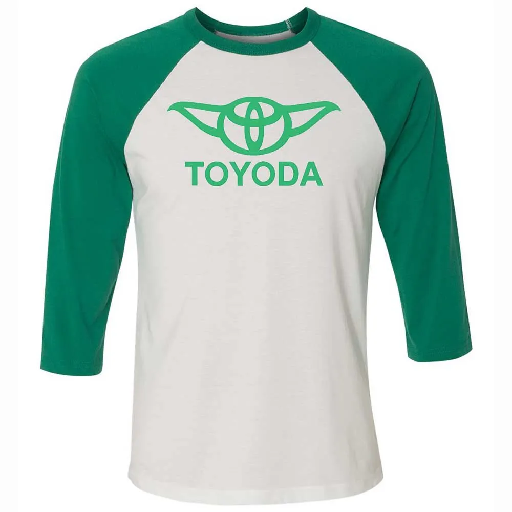 Unisex 3/4 Baseball Tee - UTJFSHFR - White/Kelly - 6