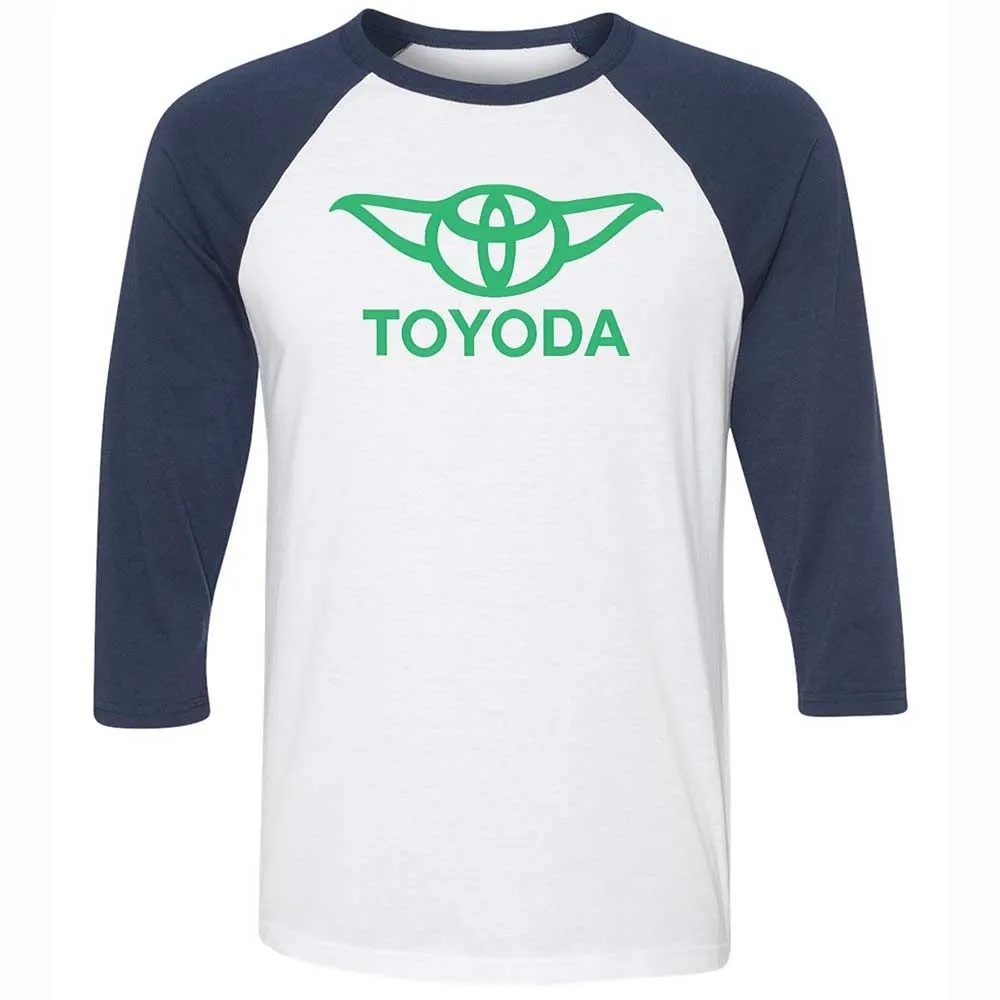Unisex 3/4 Baseball Tee - UTJFSHFR - White/Navy - 8