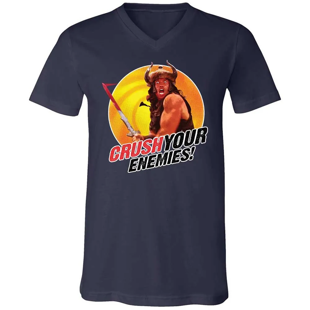 Unisex V-Neck T-Shirt - KTC9SBGY - Navy - 2