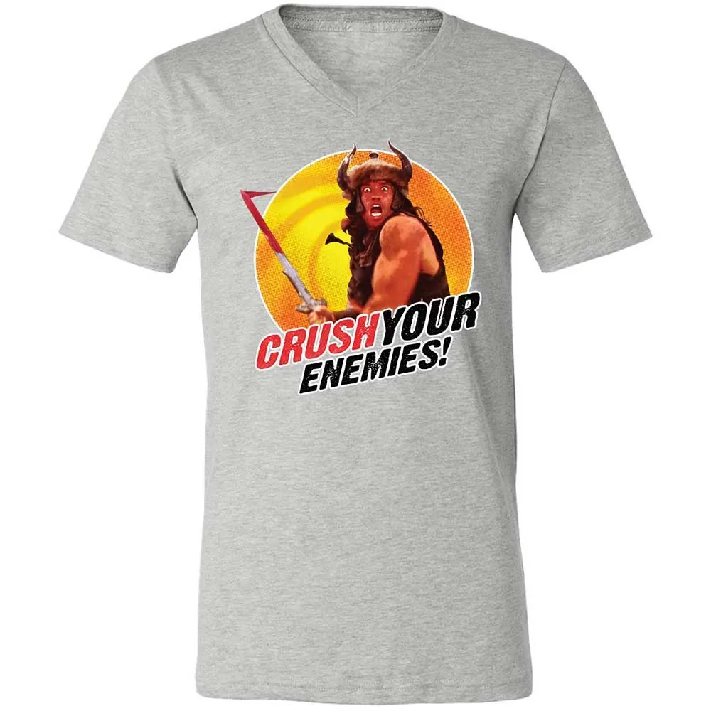 Unisex V-Neck T-Shirt - KTC9SBGY - Athletic Heather - 15