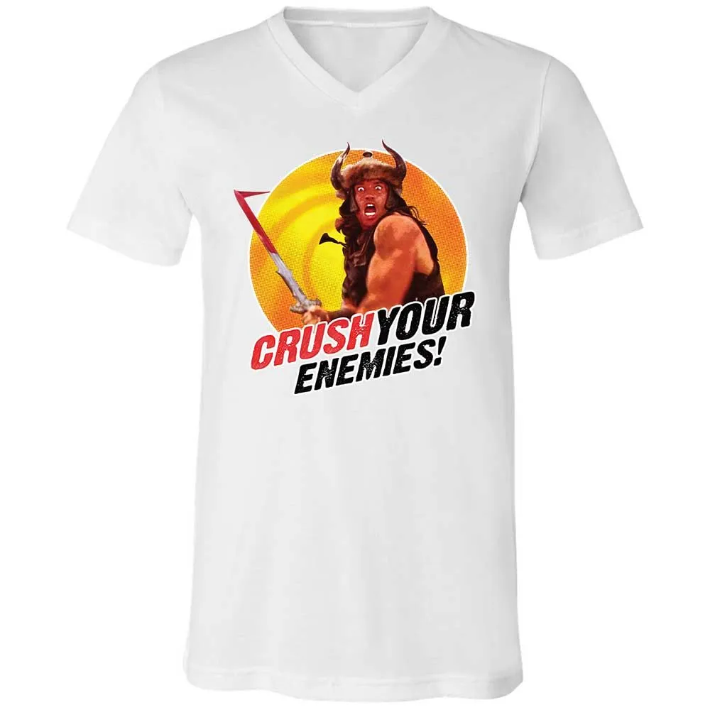 Unisex V-Neck T-Shirt - KTC9SBGY - White - 16