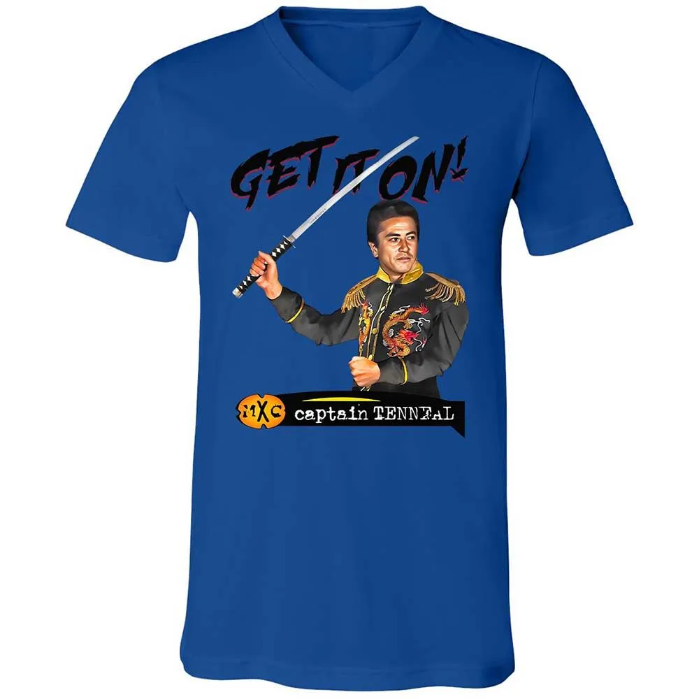 Unisex V-Neck T-Shirt - R56G265T - True Royal - 3