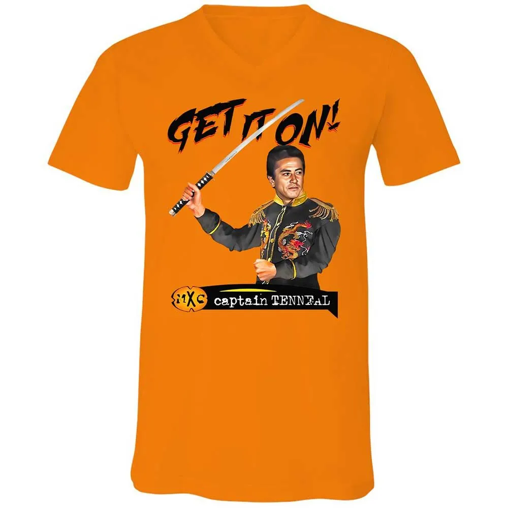 Unisex V-Neck T-Shirt - R56G265T - Orange - 7