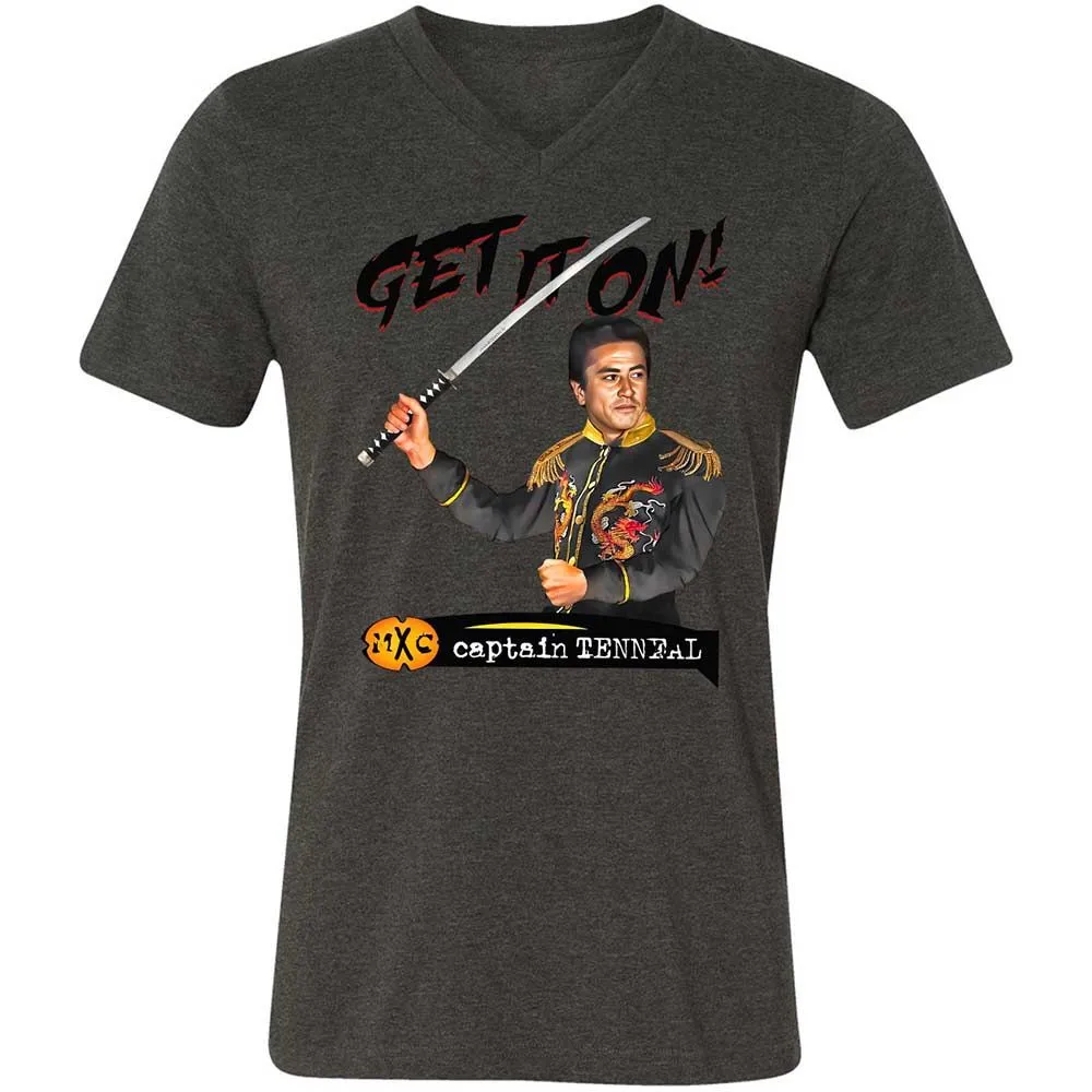 Unisex V-Neck T-Shirt - R56G265T - Dark Grey Heather - 8