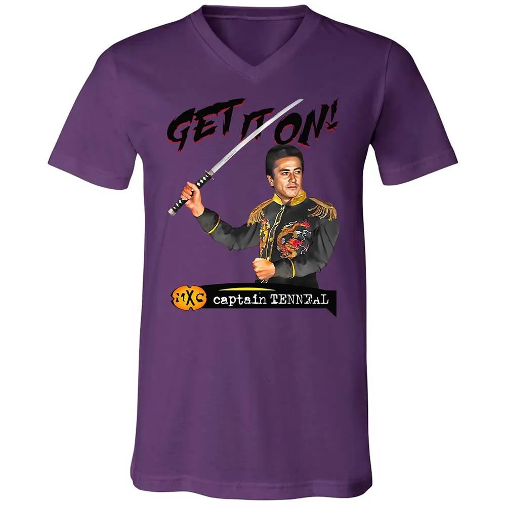 Unisex V-Neck T-Shirt - R56G265T - Team Purple - 10