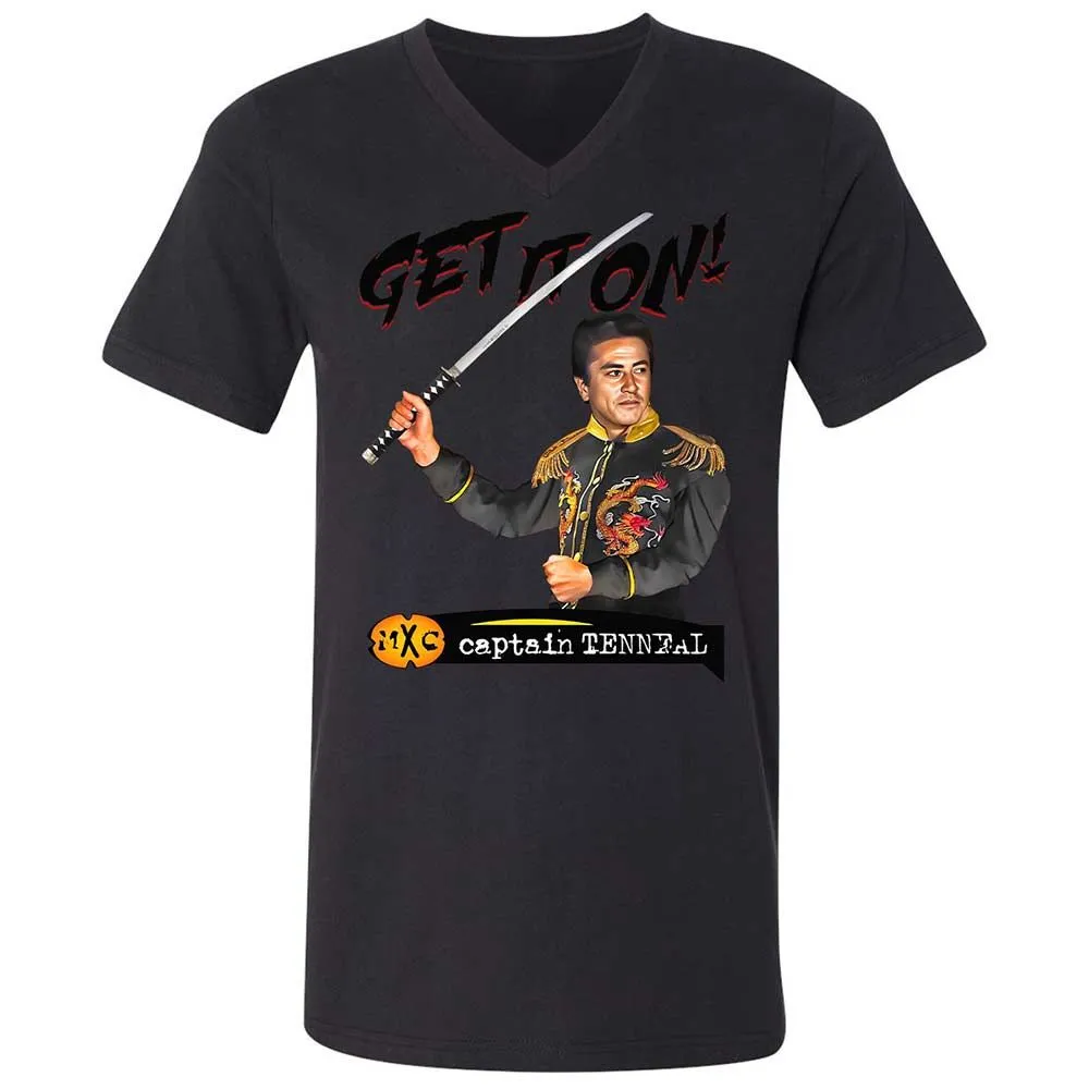 Unisex V-Neck T-Shirt - R56G265T - Black - 11
