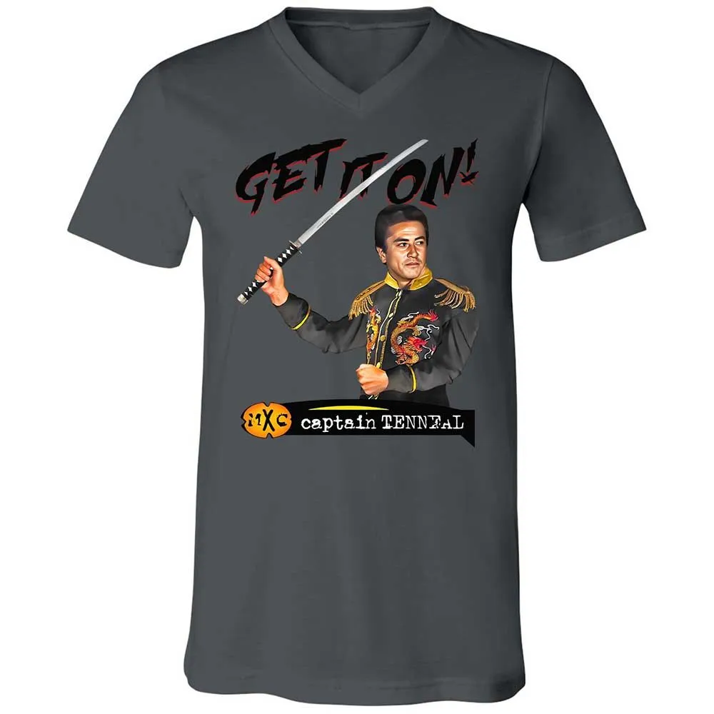 Unisex V-Neck T-Shirt - R56G265T - Asphalt - 16
