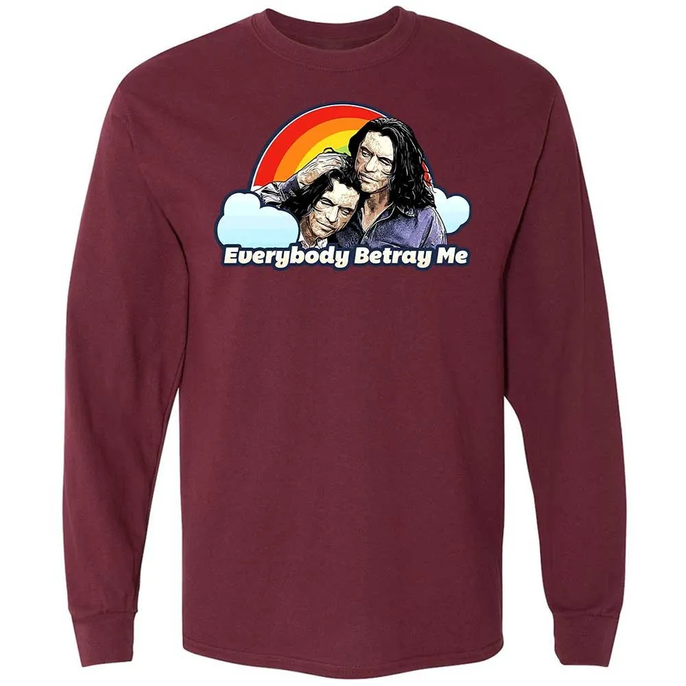 Long Sleeve T-Shirt - 3978HG8X - Maroon - 6