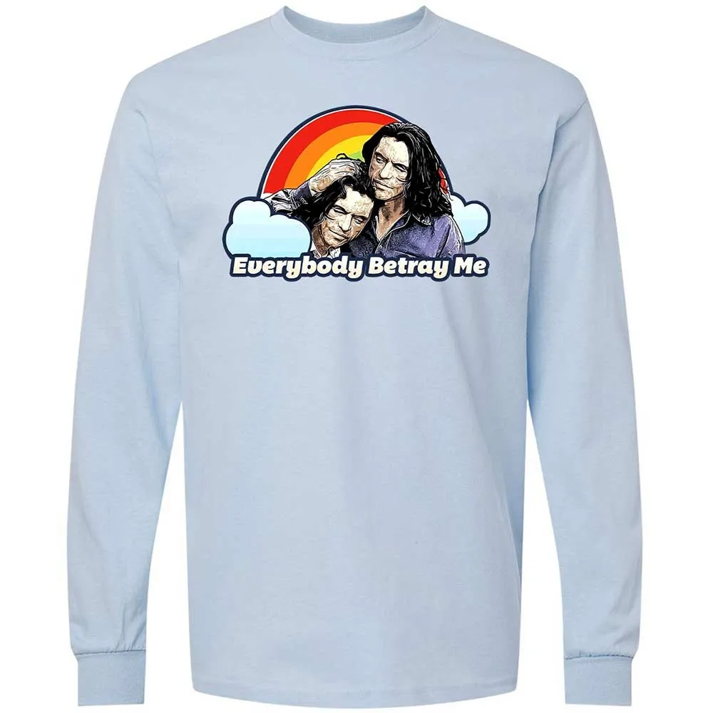 Long Sleeve T-Shirt - 3978HG8X - Light Blue - 18