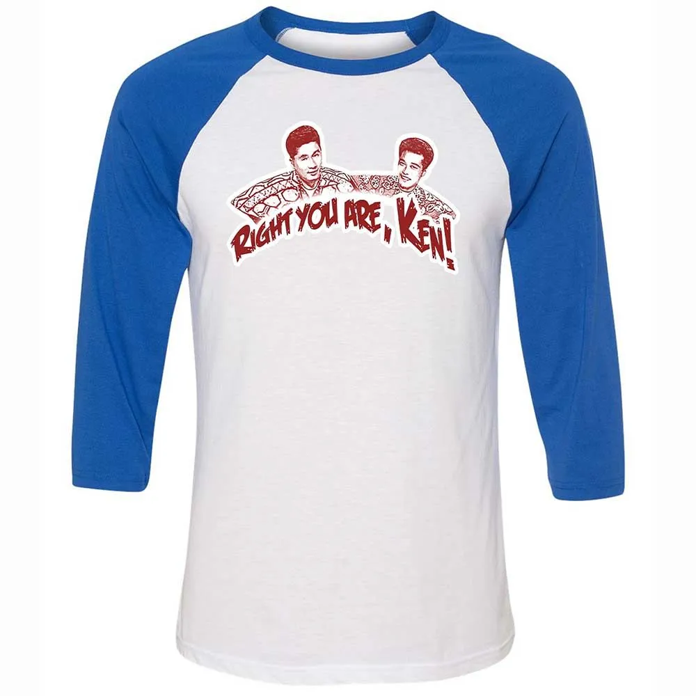 Unisex 3/4 Baseball Tee - Y2GX1EXS - White/True Royal - 10