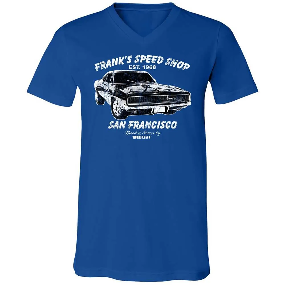 Unisex V-Neck T-Shirt - RE55QE9W - True Royal - 4