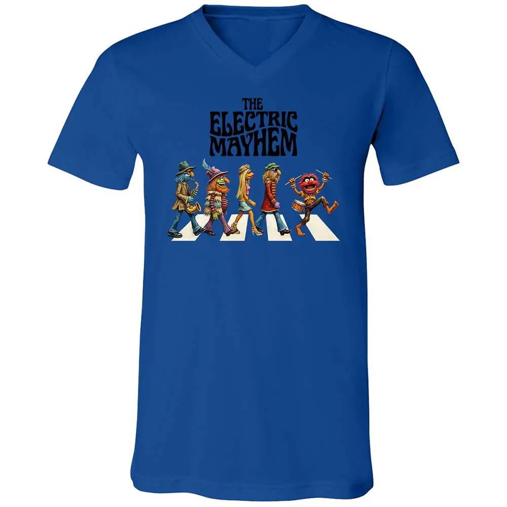 Unisex V-Neck T-Shirt - KLY8ZY8U - True Royal - 3