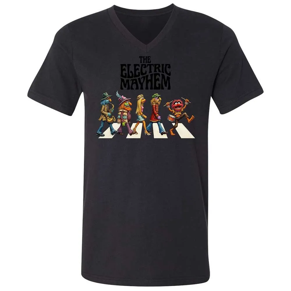 Unisex V-Neck T-Shirt - KLY8ZY8U - Black - 11
