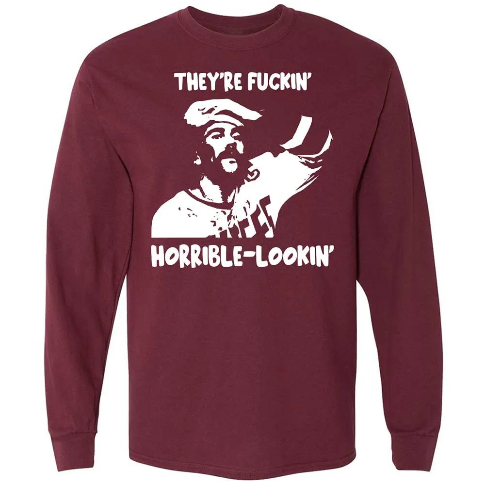 Long Sleeve T-Shirt - 97FLRZTA - Maroon - 6