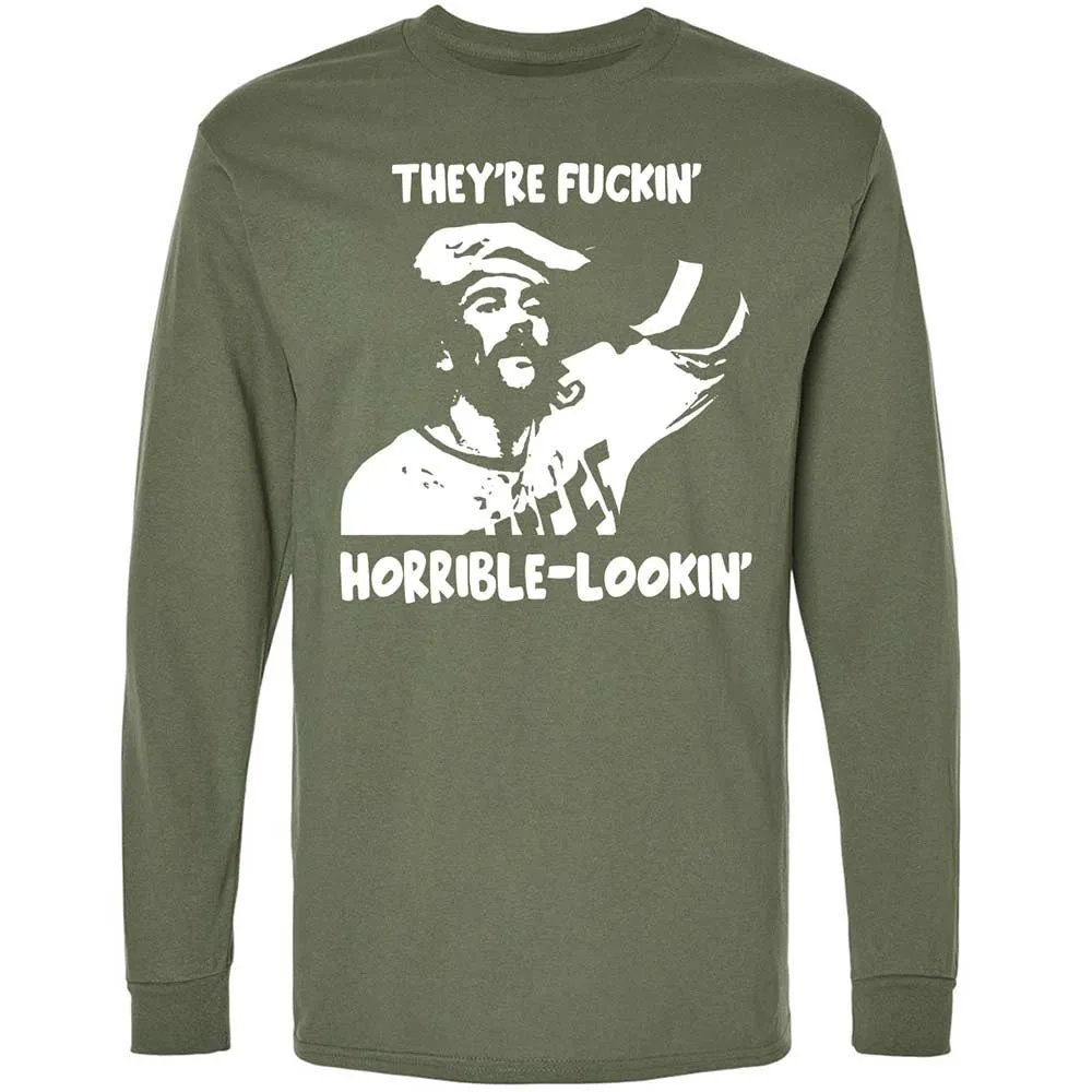 Long Sleeve T-Shirt - 97FLRZTA - Military Green - 9