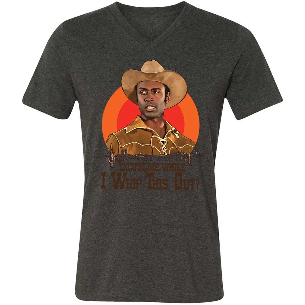 Excuse Me While I Whip This Out - Dark Grey Heather - 8