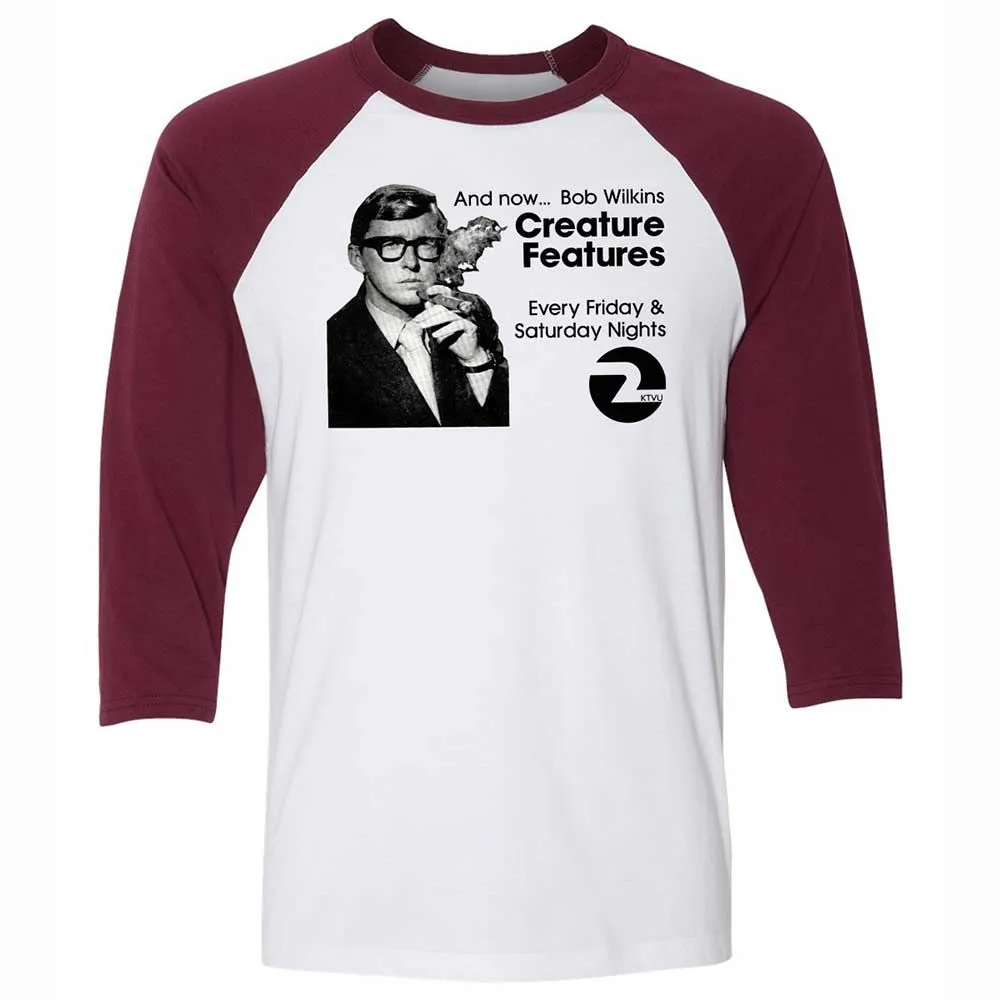 Bob Wilkins Creature Features - White/Maroon - 7
