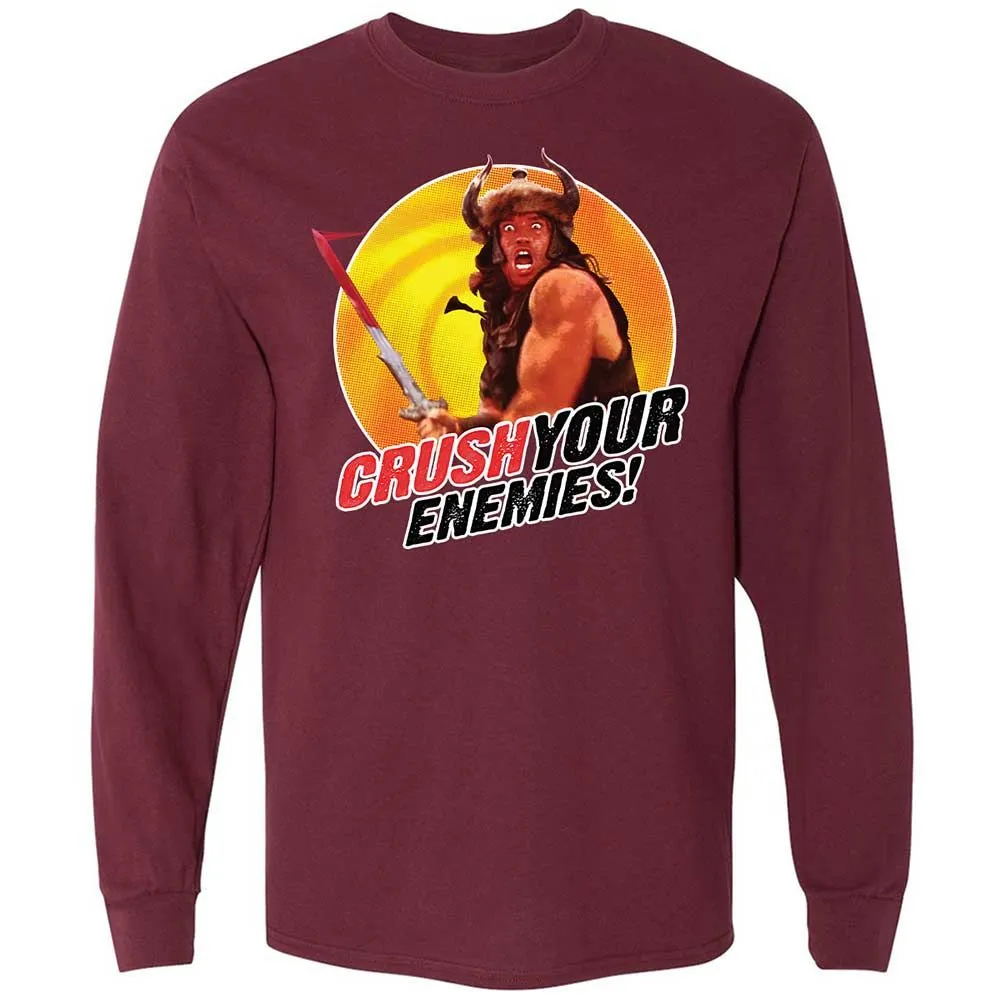 Long Sleeve T-Shirt - QKWHKPEC - Maroon - 6