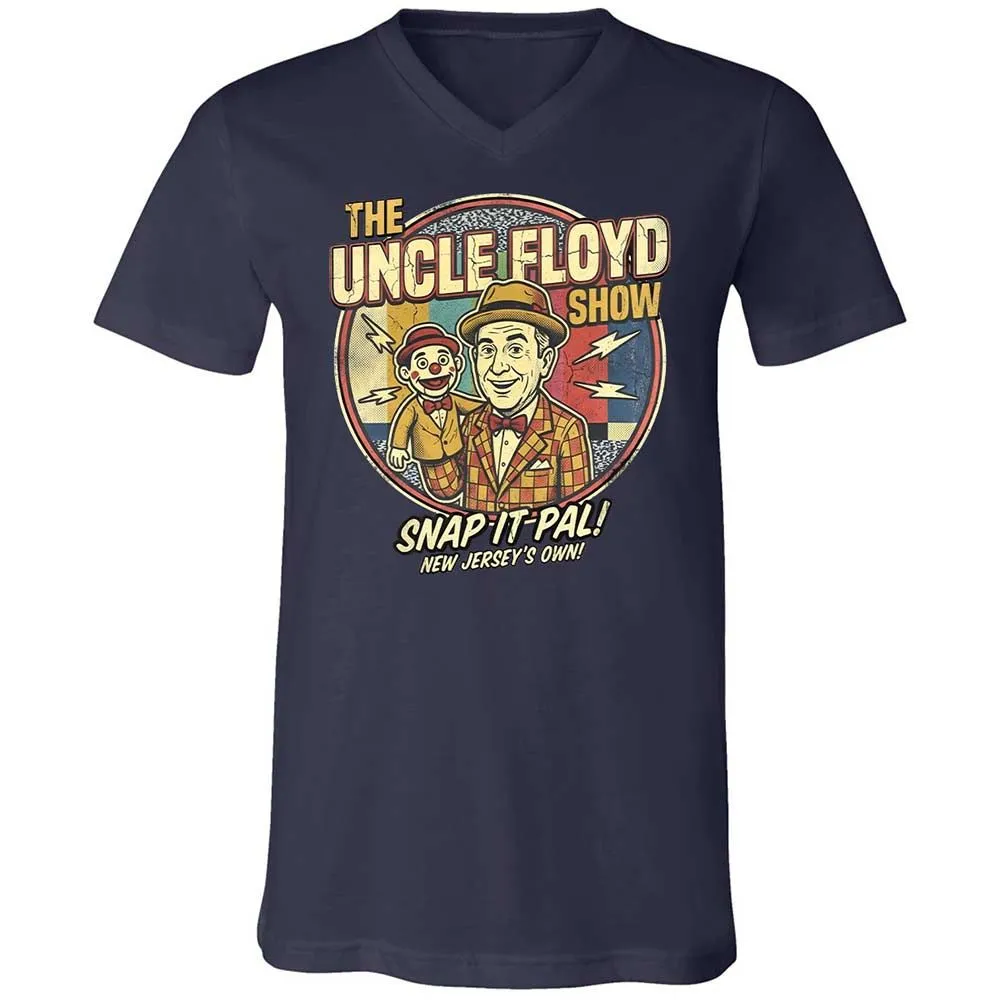 Unisex V-Neck T-Shirt - KGSH9SMS - Navy - 2