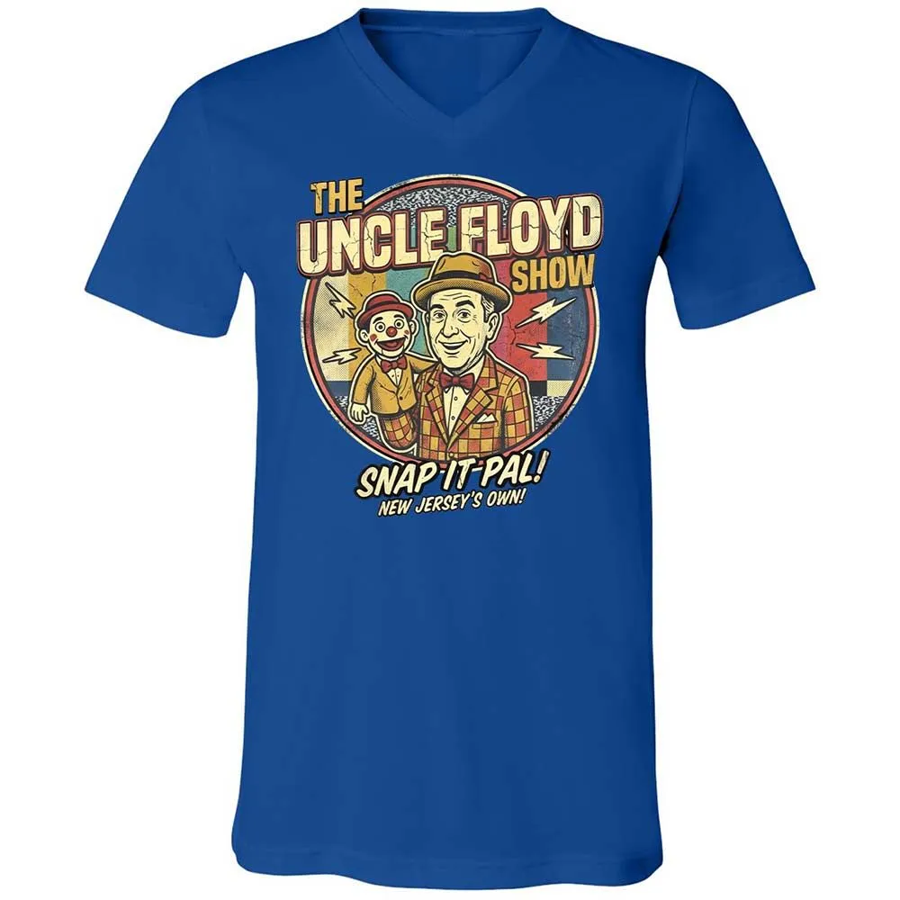 Unisex V-Neck T-Shirt - KGSH9SMS - True Royal - 4