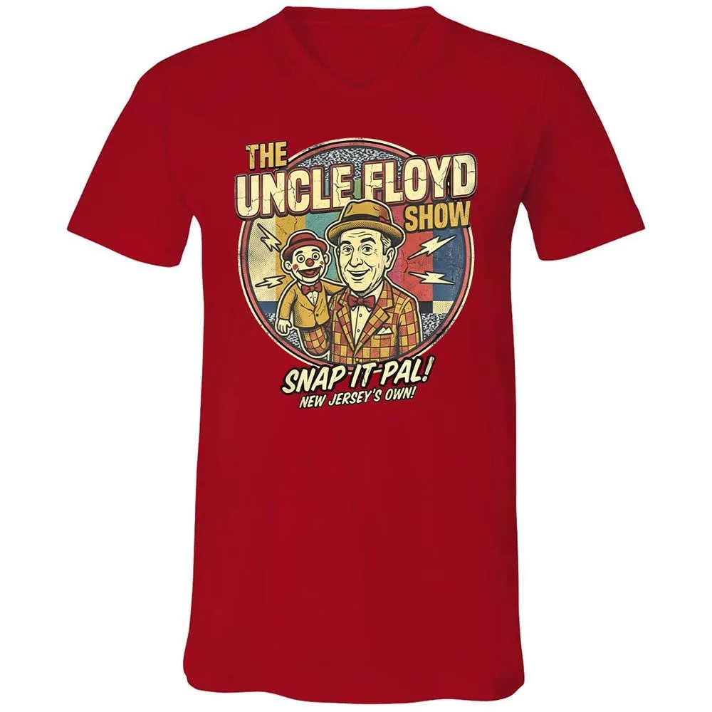 Unisex V-Neck T-Shirt - KGSH9SMS - Red - 6
