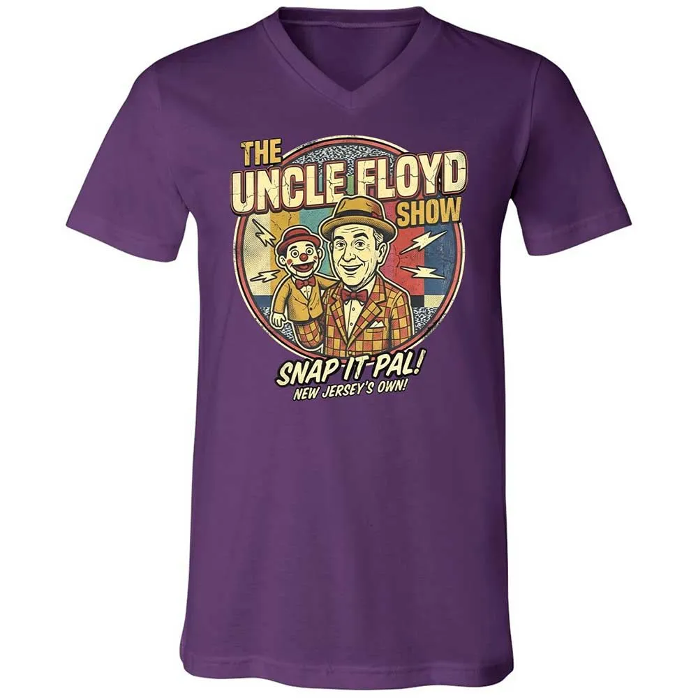Unisex V-Neck T-Shirt - KGSH9SMS - Team Purple - 10