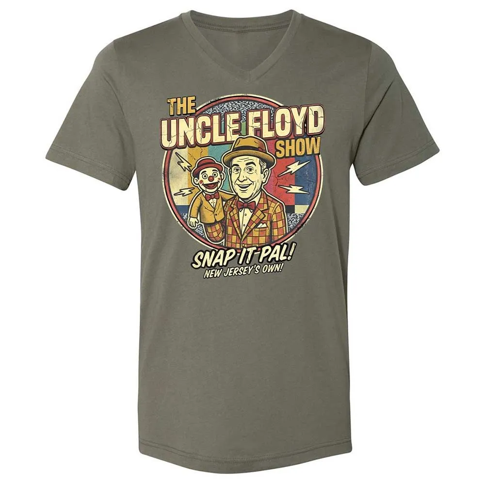 Unisex V-Neck T-Shirt - KGSH9SMS - Military Green - 11