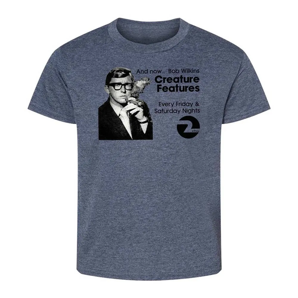 Bob Wilkins Creature Features - Heather Navy - 15