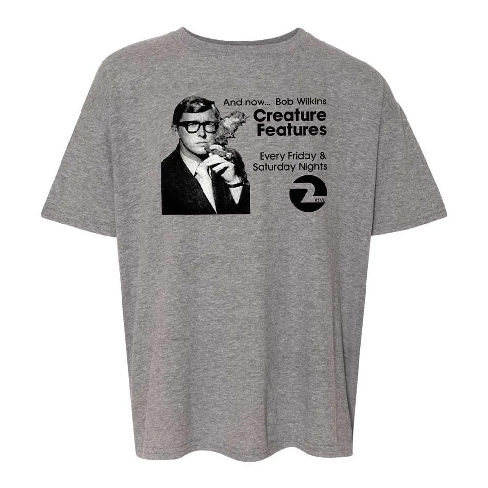 Bob Wilkins Creature Features - Graphite Heather - 18