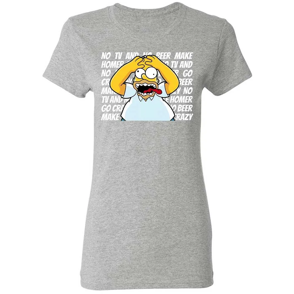 No TV and No Beer Make Homer Go Crazy - Sport Grey - 14