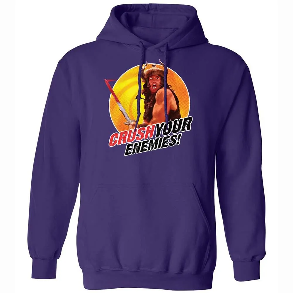 Classic Unisex Hoodie - 2M9FG7D6 - Purple - 12