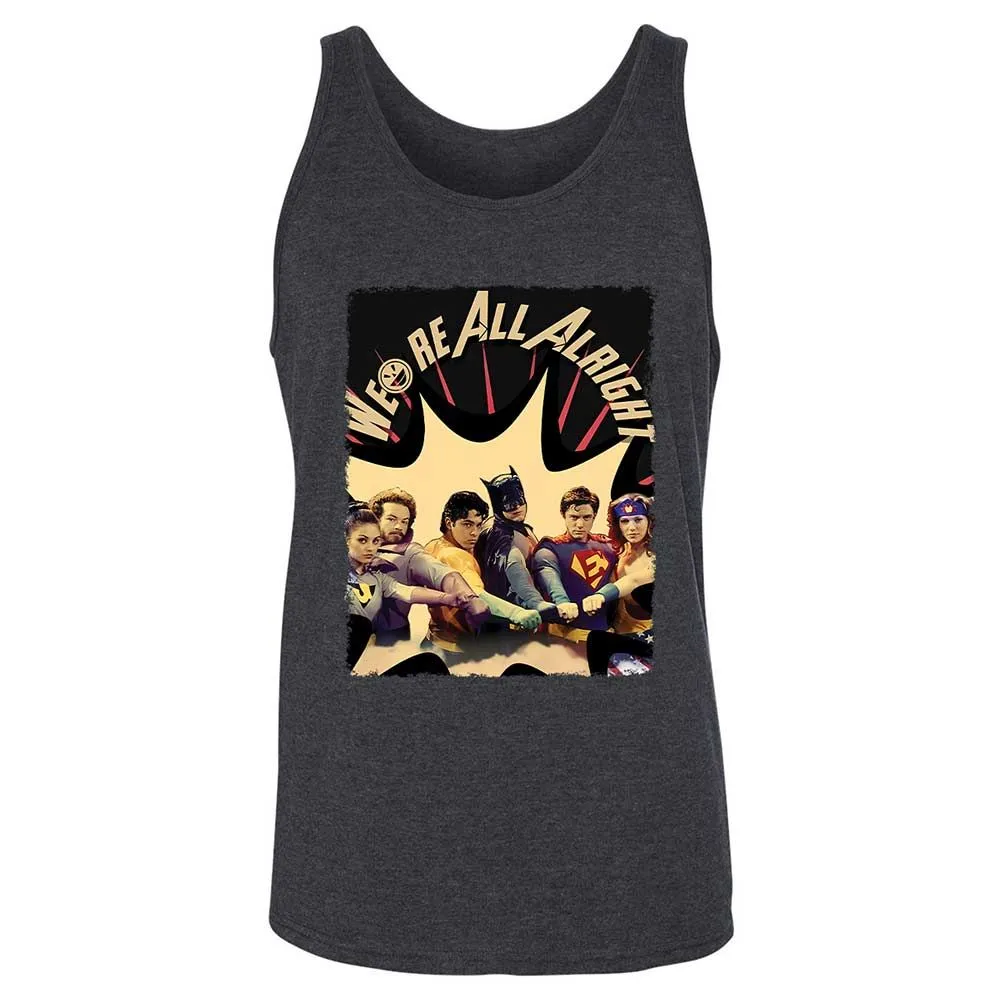 Unisex Jersey Tank - VBSJGR63 - Dark Grey Heather - 5