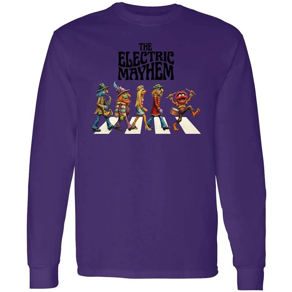 Long Sleeve T-Shirt - E372YMD7 - Purple - 9
