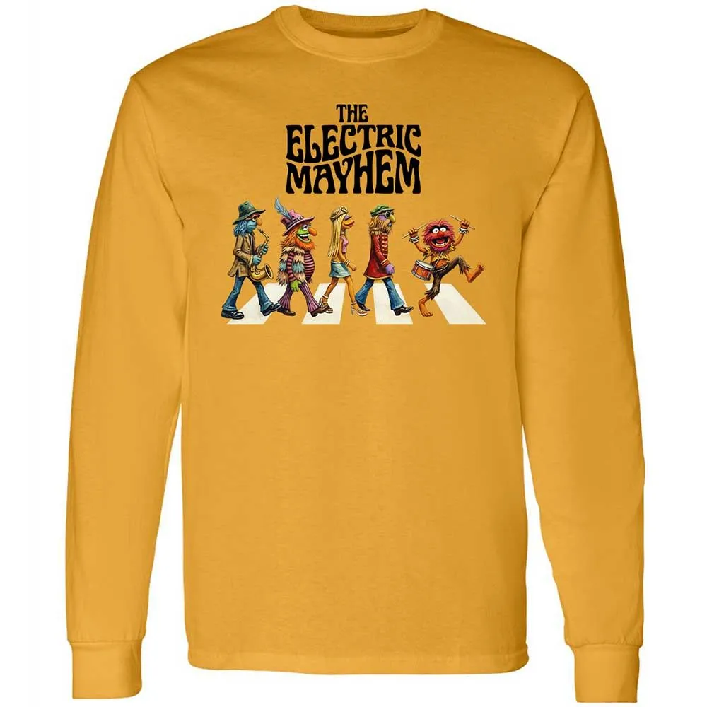 Long Sleeve T-Shirt - E372YMD7 - Gold - 10