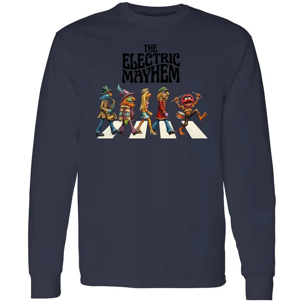 Long Sleeve T-Shirt - E372YMD7 - Navy - 13