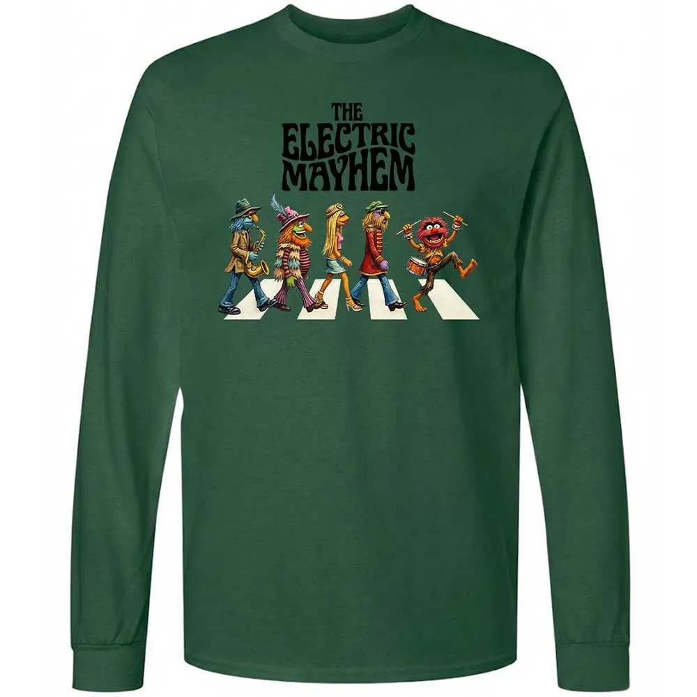 Long Sleeve T-Shirt - E372YMD7 - Forest Green - 14