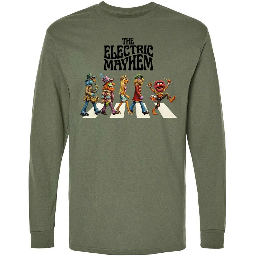 Long Sleeve T-Shirt - E372YMD7 - Military Green - 19
