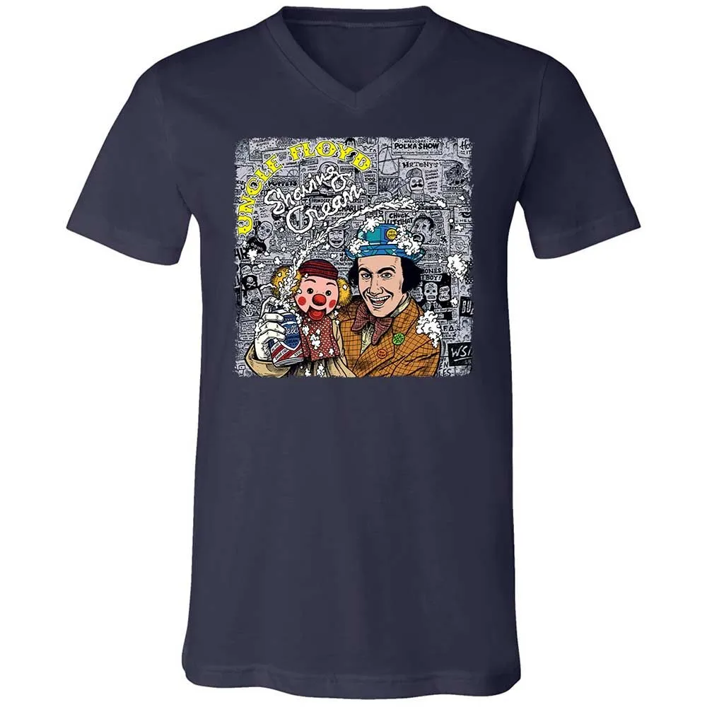 Unisex V-Neck T-Shirt - 2QD4VTBH - Navy - 2