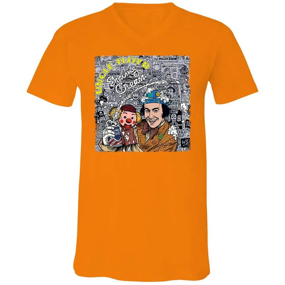Unisex V-Neck T-Shirt - 2QD4VTBH - Orange - 12