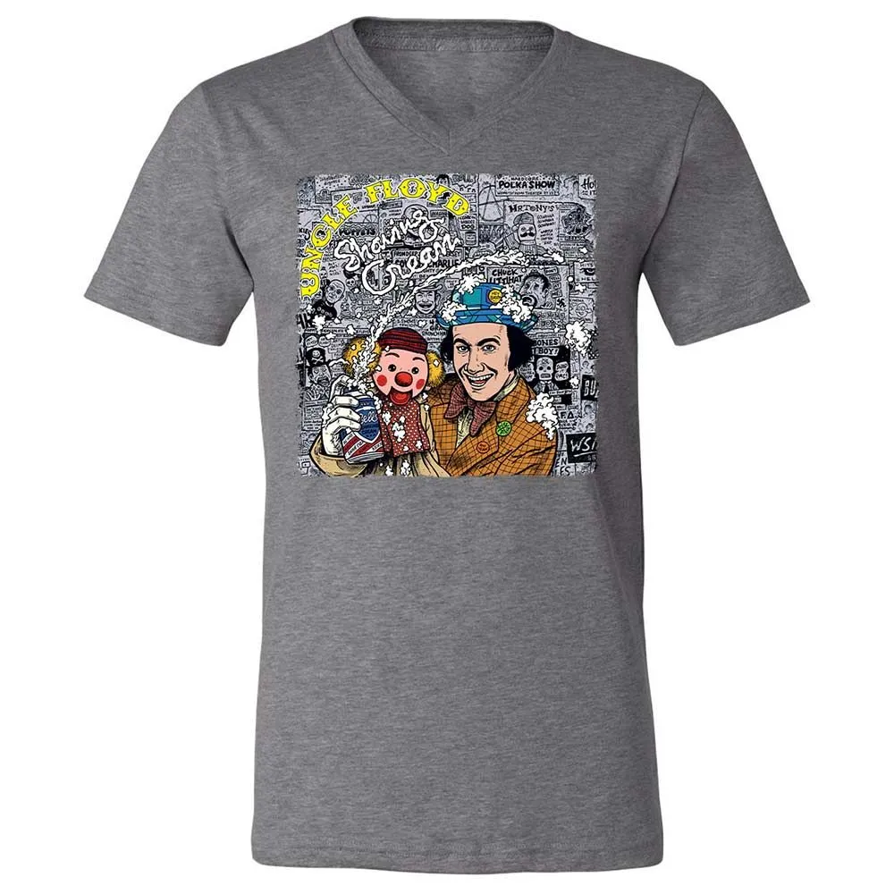 Unisex V-Neck T-Shirt - 2QD4VTBH - Deep Heather - 14